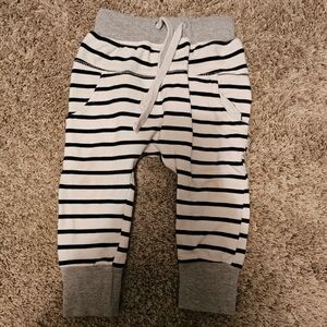 Little Bipsy Black and White Striped Joggers